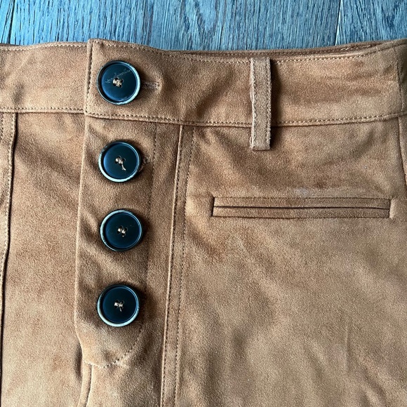 Zara Like New TRF Suede Skirt - Picture 3 of 6